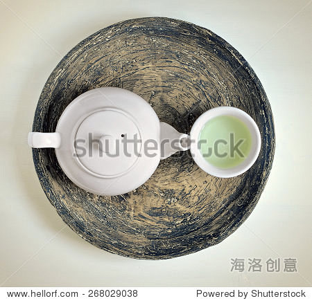 Green tea concept