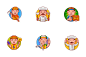 Man Worker Character Icon Pack
