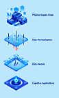 171@小文~~   【设计学习群2314619】Data Analytics Illustrations - Animated  A series of illustrations for an undisclosed data analytics pany. This was also my first