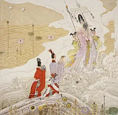 仙气渺渺的《洛神赋》连环画，绝美！_4_下班编辑_来自小红书网页版