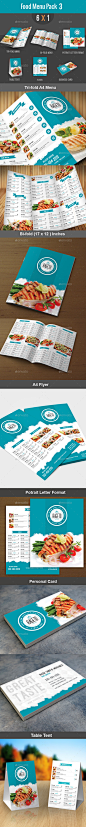 Food Menu Pack   - Food Menus Print Templates