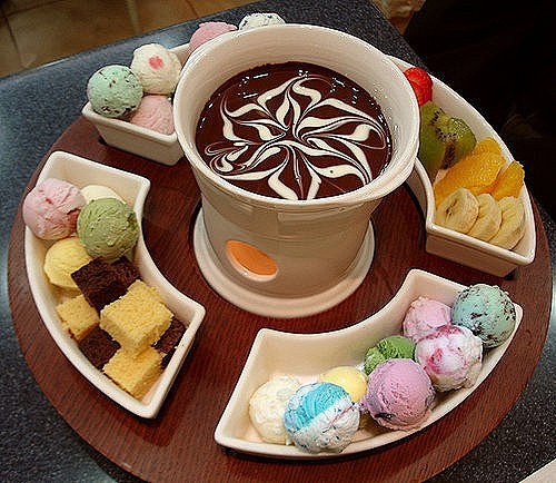 巧克力冰淇淋火锅！！！