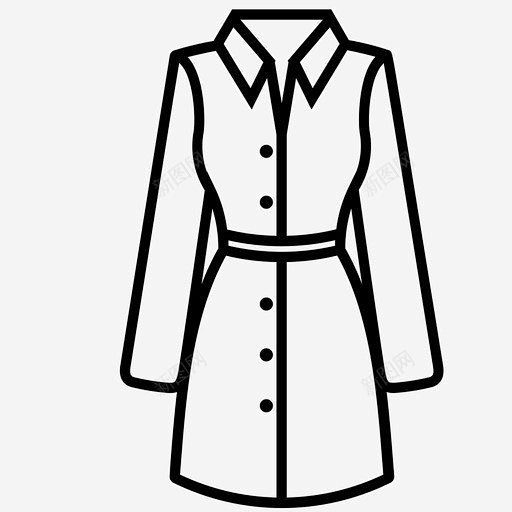 采购产品风衣衣服外套图标 设计图片 免费下载 页面网页 平面电商 创意素材