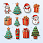 redwolf99is_Stickers_white_background_Christmas_elements_vector_d7336a6f-8013-4a15-a6bc-88fd8f198443