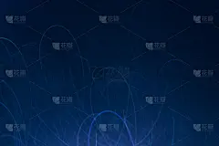 运动中蓝线的抽象背景