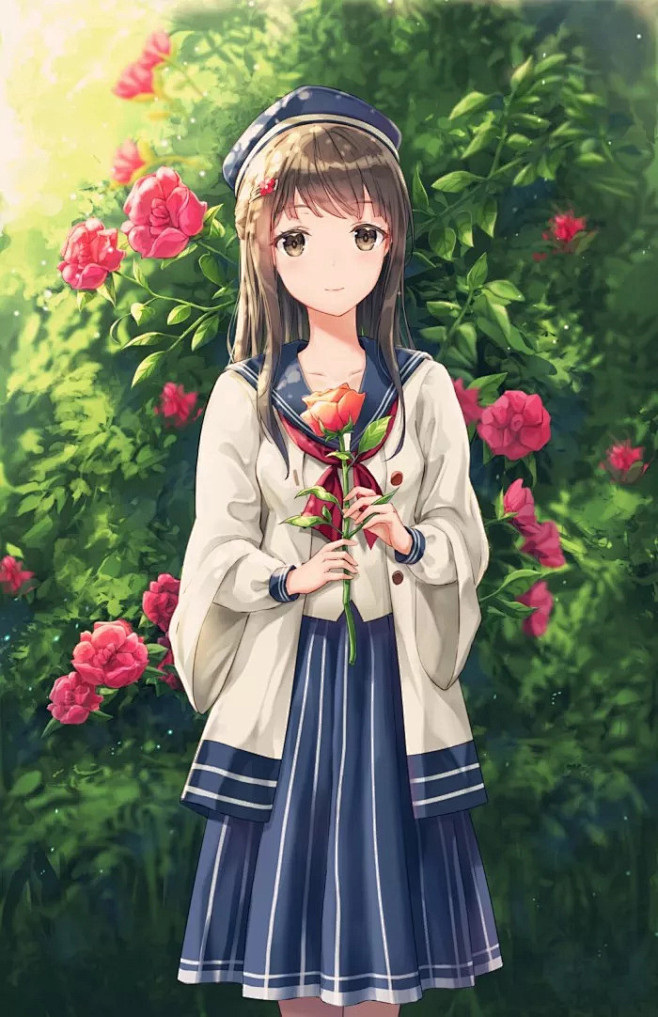 精选高清壁纸萌动动漫美女