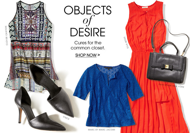 Objects of desire.