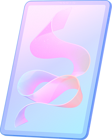 Pastel abstract ribb...