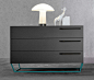 To Be by Bonaldo : To Be drawer chest, bedside table and highboy
To Be is a collection of bedroom furniture which is the perfect partner for the Amlet bed, with which it shares the style of the metal base: a perfect ex…