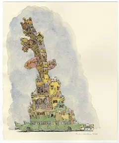 插画/速写本 || Mattias Adolfsson，瑞典插画家。