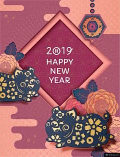 模库采集到节日矢量素材模板