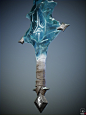 Ice sword, Georgian Avasilcutei : Real-time sword made just to see how I would approach the ice material in marmoset. 16h of work
After a concept by Ivan Dedov
https://www.artstation.com/artwork/QQP84
