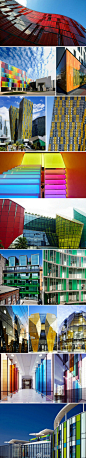 体现宗教神秘莫测的彩色玻璃用于当代建筑，是建筑与公共艺术的结合。艺术就是一种宗教，影响着人们的观念和审美取向