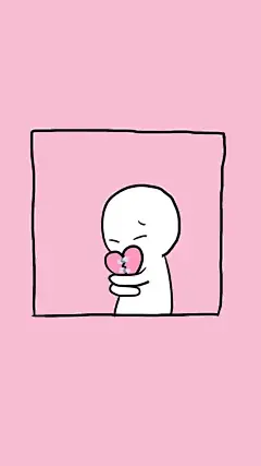 情侣CP可爱卡通高清iPhone手机壁纸