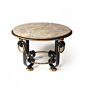 Poillerat G side coffee table round