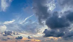 天空蓝天白云朵唯美星空落日风景PS影楼后期婚纱外景图片JPG素材-淘宝网