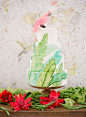 热带风情婚礼蛋糕，呼啦呼啦甜蜜热情的诱惑！+来自：婚礼时光——关注婚礼的一切，分享最美好的时光。#热带风情婚礼蛋糕# #鹦鹉# #绘画婚礼蛋糕#
