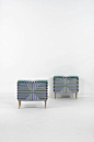 Roberto Giulio Rida; Glass and Brass Cabinets, c1970.: 