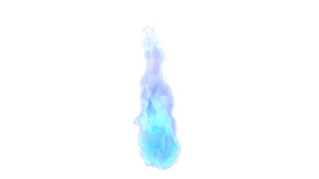 鬼火png 磷火 蓝色火焰-花瓣网