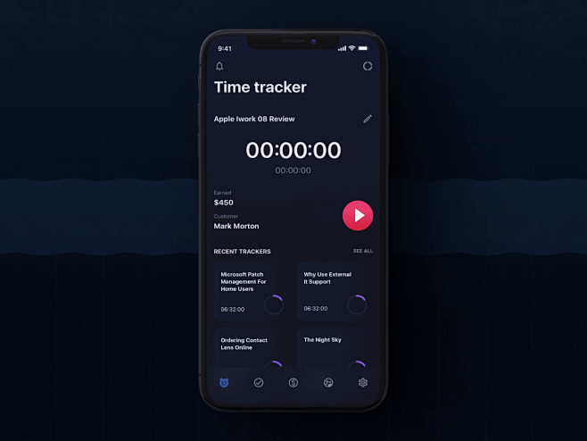 Timetracker iOS UI K...