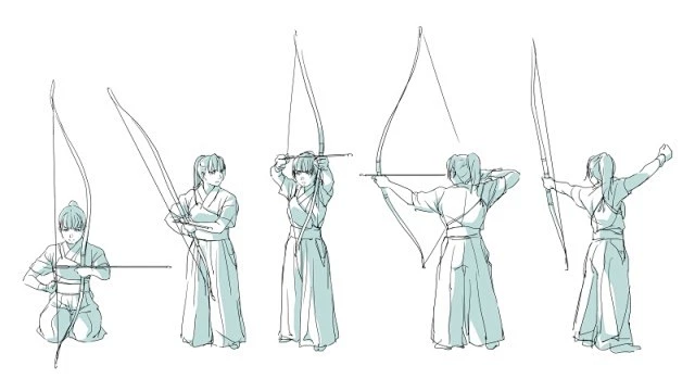 动画师必备日式人物动态参考密集漫画动画插画动作素材-淘宝网-花瓣网