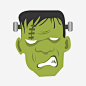 科学怪人的图标 https://88ICON.com monster 怪物 弗兰肯斯坦 frankenstein