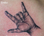 纹身520图库：手指纹身图案图片