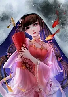 古风/插画/古代女子