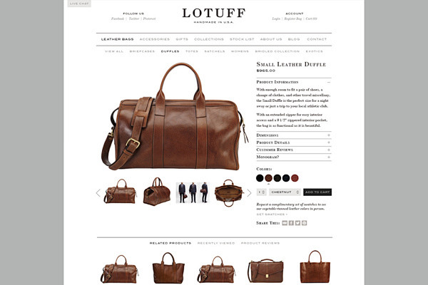 Lotuff Leather on Be...