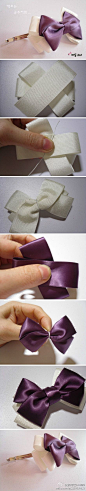  蝴蝶结篇 蝴蝶结手工是你会了一种制作方法，你会在这一种制作方法的基础上做出各种不同款式的蝴蝶结。蝴蝶结的手工就是这么神奇！ @北坤人素材