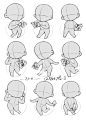 Q版人物动态速写【新春合集】_2_翻翻Eke在画画_来自小红书网页版