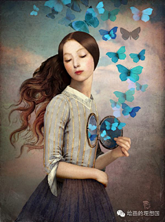 刻种采集到Christian Schloe 梦幻的超现实主义插画