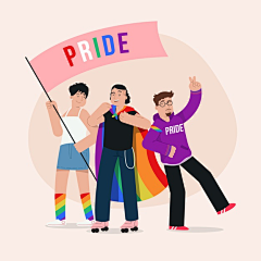 行走的鸡翅采集到pride day灵感来源