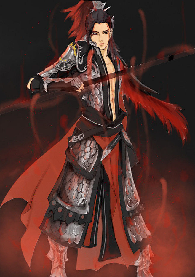 予我眼带笑意从illushb1582转采于2017-10-31 23:40:41天策定国套人物