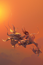 Chinese mythology：The cover of magazine‘Knight’｜东方神话 :: Behance