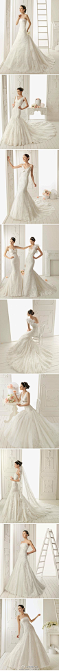 2013精选婚纱大片 洁白的蕾丝 简洁的设计 高贵经典！