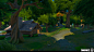 Fortnite Forests, Martin Holmberg : When Epic decided to make a new map for Fortnite, I was tasked with making the new foliage. I worked closely with Paul Mader, Antoine Guilbaud as well as several other tech artists in developing a new pipeline for makin