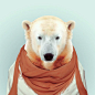 西班牙摄影师Yago Partal:穿衣服的动物肖像 《动物园肖像》（Zoo Portraits）是巴塞罗那摄影师Yago Partal创作的一个趣味摄影集。在这组照片中，他给各种可爱的动物穿上人类服装，并让它们像人一样“出现”在镜头前，留下一张标准肖像照。这些照片在展示摄影师幽默感的同时，也表现了他的个人风格和品位。从穿着冬季毛衣的黑熊，到穿着夏威夷衬衫的猪。这些动物所穿的服装都尽量能揭示它们的内心特征。