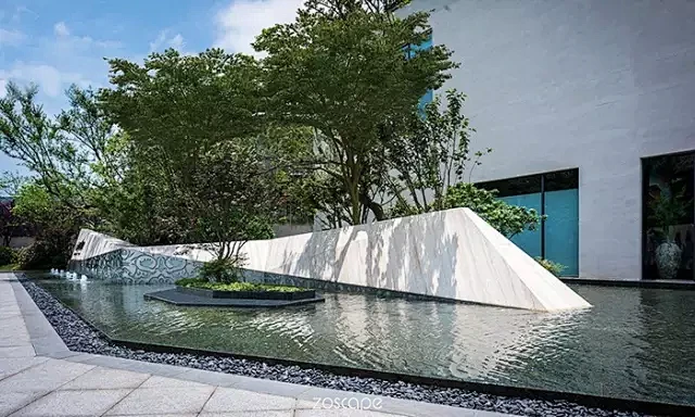 水景设计#水景意向图#zoscape#景观水景#水池景观-花瓣网