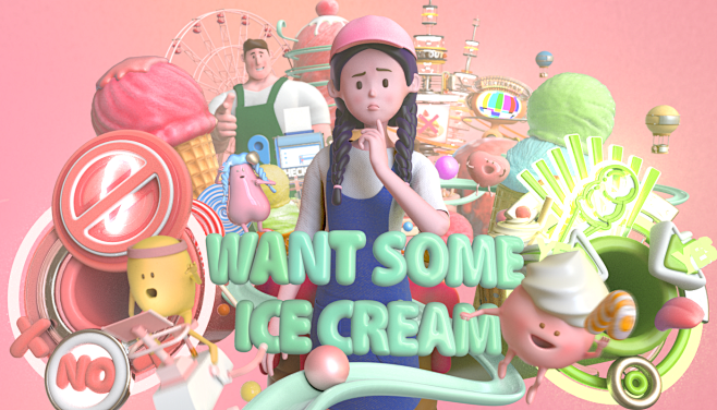 WANT SOME ICE CREAM ...