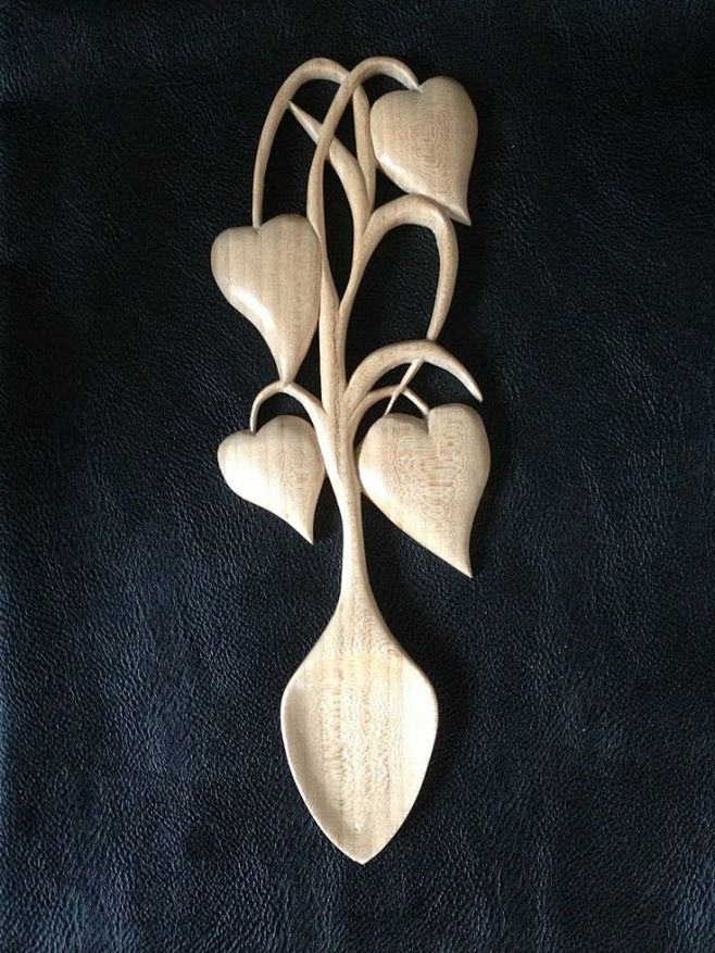 Hand Carved Lovespoo...