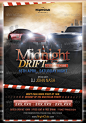 Print Templates - MIDNIGHT DRIFT FLYER | GraphicRiver