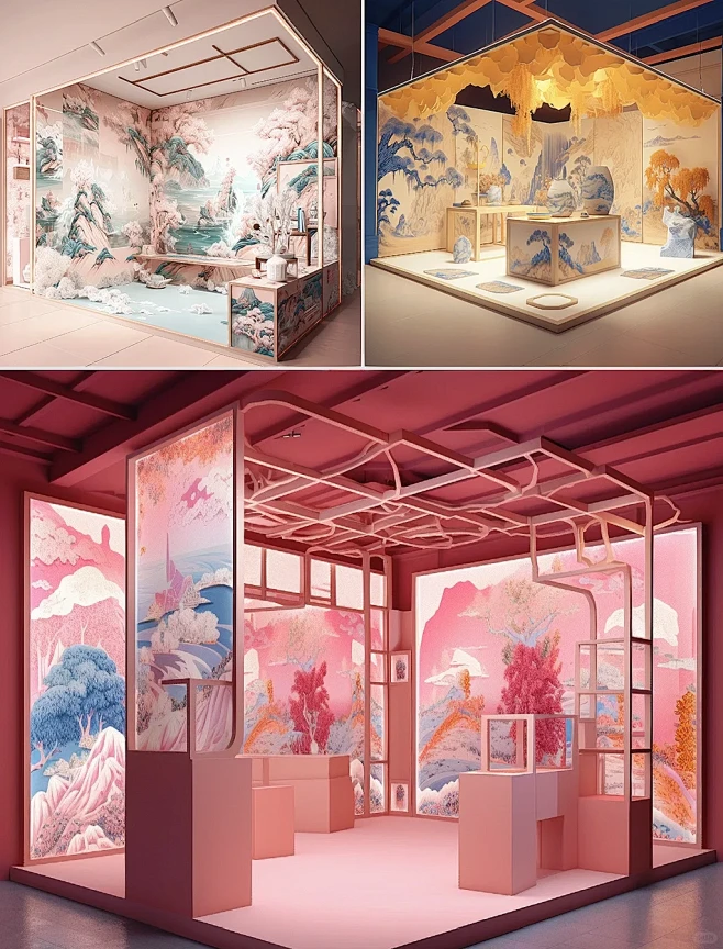 中国风商业美陈展览｜原创设计