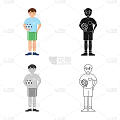 男孩,分离着色,多代家庭,人,兄弟,家庭,运动,收集,设计,休闲