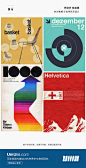 #优设每日灵感#【每日灵感！学习海报设计还得看这些经典设计~】瑞士国际主义平面设计风格是永恒的经典，这一组海报集中有可以追溯到半个世纪以前的作品，亦有近年来的优秀作品。 ​