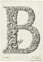 左佐工作室：Letter 'B' (Jan Chrystian Bierpfaff + Jeremiasz Falck, 1656)