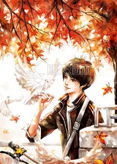 xcot021  的插画 2011年《中学生》11月份封面作品欣赏