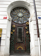 Art Nouveau Door, Prague - art, math, and science is everywhere!