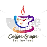 品牌名称,咖啡馆,图标,设计师,饮料,商务,热,咖啡豆,菜单,咖啡