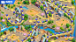 Gummy Drop Hyderabad map, Aleksey Petruk : Artwork  done for "Gummy Drop!" mobile game.
 Lead 2D Artist: Stepan Yurev, Additional 3D: Mikhail Tuchkov
Mikhail Tuchkov made 12 great main buildings.
Official game website: https://www.bigfishgames.c